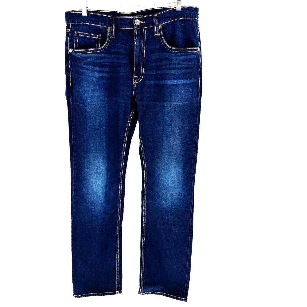 NEW Cody James Men's Jackson Slim Straight Jeans 38X34 Bay Roan Wash‎ Western